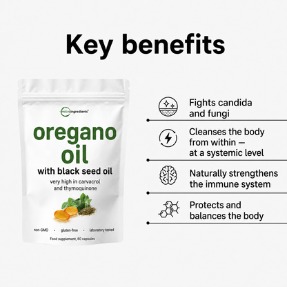 Orevita – oregano oil with black seed oil